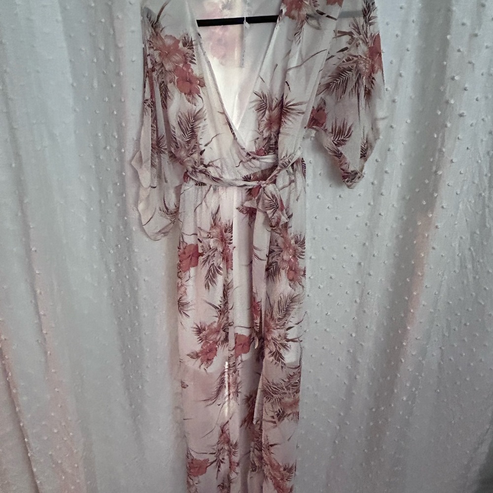 Baltic Born Cream tropical Dress